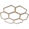 Ekena Millwork Florin Wood Fretwork Pierced Ceiling Medallion, Hickory, 26"OD x 9 1/8"ID x 3/8"T CMWP26X26X0375FOHI - alternate 4